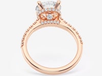 Sienna-Hidden Halo Engagement Ring - Lab Grown Diamonds