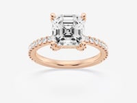 Viviana-Hidden Halo Engagement Ring - Lab Grown Diamonds