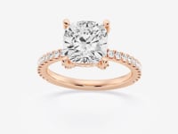 Viviana-Hidden Halo Engagement Ring - Lab Grown Diamonds