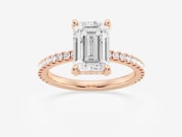 Viviana-Hidden Halo Engagement Ring - Lab Grown Diamonds