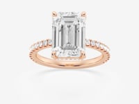 Viviana-Hidden Halo Engagement Ring - Lab Grown Diamonds