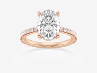 Viviana-Hidden Halo Engagement Ring - Lab Grown Diamonds