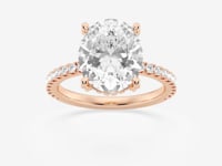 Viviana-Hidden Halo Engagement Ring - Lab Grown Diamonds