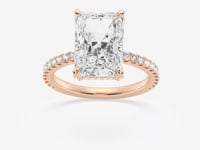 Viviana-Hidden Halo Engagement Ring - Lab Grown Diamonds