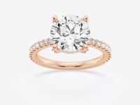 Viviana-Hidden Halo Engagement Ring - Lab Grown Diamonds