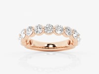 Alora-Artificial Diamond Eternity Wedding ring for Female