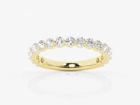 Alora-Lab Grown Diamond Eternity Wedding Band for Women