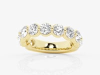 Alora-Lab Grown Diamond Eternity Wedding Band for Women