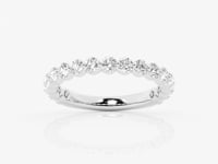 Alora-Lab Grown Diamond Eternity Wedding Ring