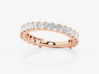 Hazel-Artificial Diamond Eternity Wedding ring for Female