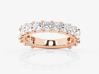 Hazel-Artificial Diamond Eternity Wedding ring for Female