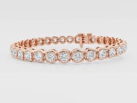 James-Lab Grown Tennis Bracelet for Men