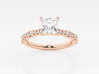 Clara-Side Stone Engagement Ring - Lab Grown Diamonds