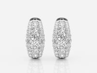 Adriana-Lab Grown Diamond Hoop Earrings