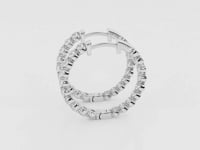 Amara-Lab Grown Diamond Hoop Earrings