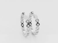 Amara-Lab Grown Diamond Hoop Earrings