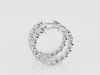 Amara-Lab Grown Diamond Hoop Earrings