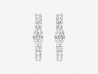 Mariah-Lab Grown Diamond Hoop Earrings