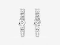 Mariah-Lab Grown Diamond Hoop Earrings