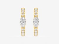 Mariah-Diamond Hoop Earrings for Women