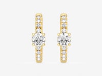 Mariah-Diamond Hoop Earrings for Women