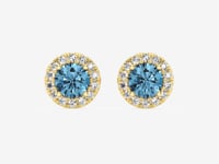 Aurora-Diamond Stud Earrings for Women