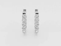 Clara-Lab Grown Diamond Hoop Earrings
