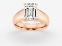 Dahlia-Solitaire Engagement Ring - Lab Grown Diamonds