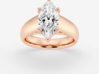 Dahlia-Solitaire Engagement Ring - Lab Grown Diamonds