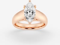 Dahlia-Solitaire Engagement Ring - Lab Grown Diamonds