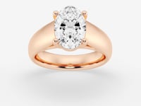 Dahlia-Solitaire Engagement Ring - Lab Grown Diamonds