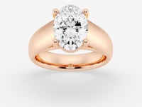 Dahlia-Solitaire Engagement Ring - Lab Grown Diamonds