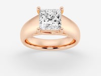 Dahlia-Solitaire Engagement Ring - Lab Grown Diamonds