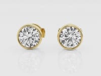 Isabella-Diamond Stud Earrings for Women