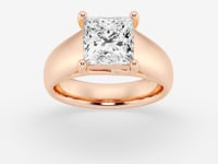 Dahlia-Solitaire Engagement Ring - Lab Grown Diamonds