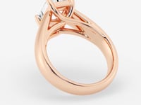 Dahlia-Solitaire Engagement Ring - Lab Grown Diamonds