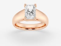 Dahlia-Solitaire Engagement Ring - Lab Grown Diamonds