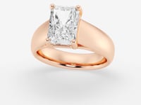 Dahlia-Solitaire Engagement Ring - Lab Grown Diamonds
