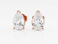 Lila-Stud Earrings with Lab Grown Diamonds