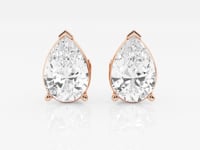 Lila-Stud Earrings with Lab Grown Diamonds