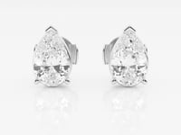 Lila-Lab Grown Diamond Stud Earrings
