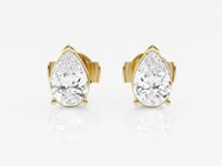 Lila-Diamond Stud Earrings for Women