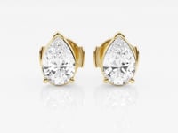 Lila-Diamond Stud Earrings for Women