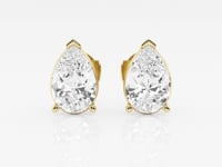 Lila-Diamond Stud Earrings for Women