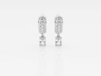 Hana-Lab Grown Diamond Hoop Earrings