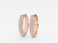 Naomi-Hoop Earrings with Lab Grown Diamonds