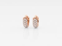 Naomi-Hoop Earrings with Lab Grown Diamonds