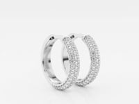 Naomi-Lab Grown Diamond Hoop Earrings
