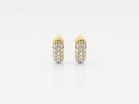 Naomi-Diamond Hoop Earrings for Women