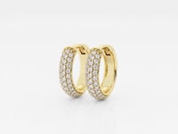 Naomi-Diamond Hoop Earrings for Women